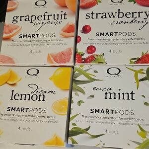 Q Smart Spa Pod Set - Grapefruit, Strawberry, Lemon, Mint